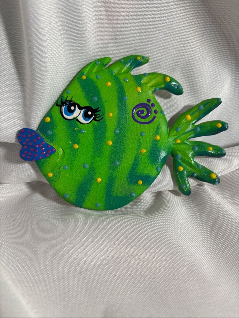 Green Decorative Handcrafted Fish Décor